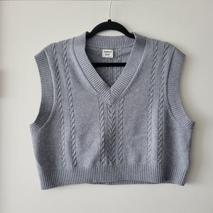 Sunday Best Cropped Sweater Vest